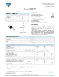 IRL530 Datasheet Copertura