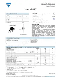 IRL530STRL Datenblatt Cover