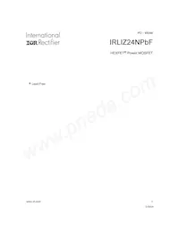 IRLIZ24NPBF數據表 封面