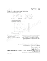 IRLR3715ZTRRPBF數據表 頁面 11