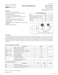 IRLR4343-701PBF Datenblatt Cover