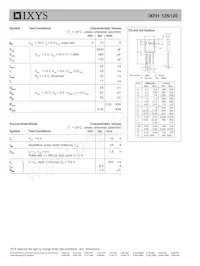 IXFH12N120 Datasheet Page 2
