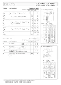 IXTH13N80 Datasheet Page 2