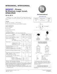 NTD20N06LG數據表 封面