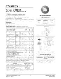 NTMS4917NR2G Datasheet Copertura