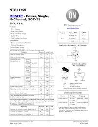 NTR4170NT3G Datenblatt Cover