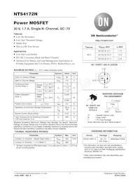 NTS4172NT1G Datasheet Copertura