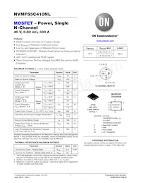 NVMFS5C410NLWFT1G Datenblatt Cover