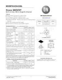 NVMFS5C645NLWFT3G數據表 封面