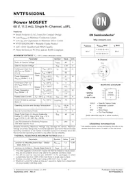 NVTFS5820NLTAG Datasheet Copertura