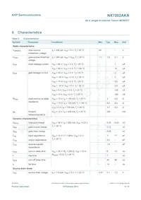 NX7002AKAR Datasheet Page 5