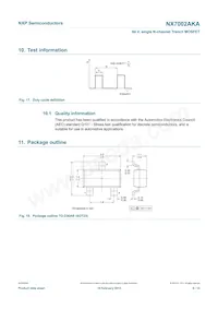 NX7002AKAR Datasheet Page 9