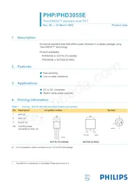 PHP3055E Datenblatt Cover