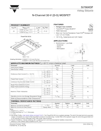 SI7664DP-T1-GE3 Datasheet Cover