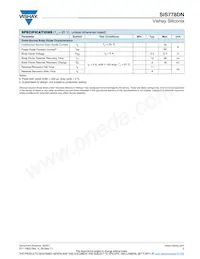 SIS778DN-T1-GE3 Datasheet Pagina 3