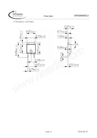 SPD08N50C3BTMA1 Datasheet Pagina 10