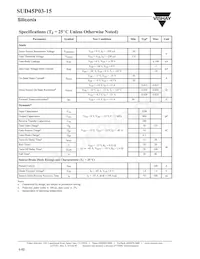 SUD45P03-15-E3 Datasheet Pagina 2