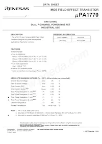 UPA1770G-E1-A Datenblatt Seite 3