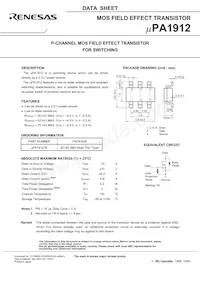 UPA1912TE(0)-T1-AT Datasheet Page 3
