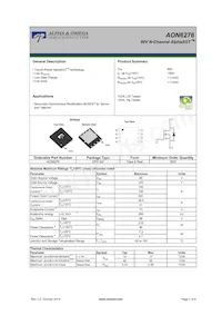 AON6276 Datasheet Cover