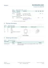 BUK662R4-40C Datasheet Pagina 2