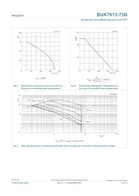 BUK7613-75B Datasheet Pagina 3