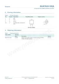 BUK7620-100A Datasheet Page 2