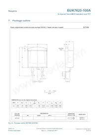 BUK7620-100A Datasheet Page 9