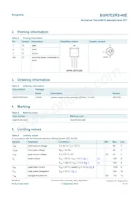 BUK7E2R3-40E Datenblatt Seite 2