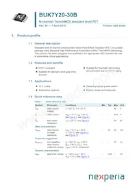 BUK7Y20-30B Datenblatt Cover