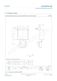 BUK962R6-40E數據表 頁面 10