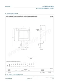 BUK963R2-40B數據表 頁面 10