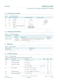 BUK9Y38-100E Datasheet Pagina 2