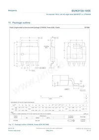 BUK9Y38-100E Datasheet Pagina 10