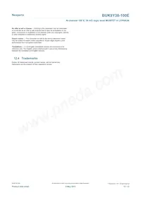 BUK9Y38-100E Datasheet Pagina 12