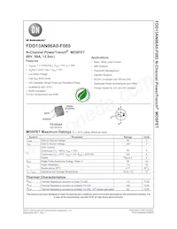 FDD13AN06A0-F085數據表 封面