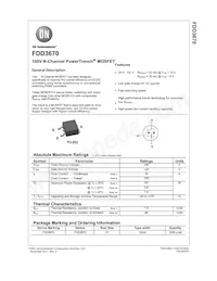 FDD3670 Datasheet Copertura