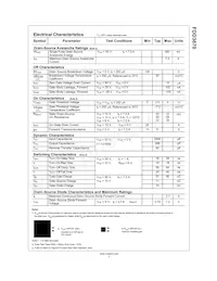 FDD3670 Datasheet Pagina 2