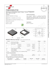 FDMC8360LET40 Datenblatt Seite 2