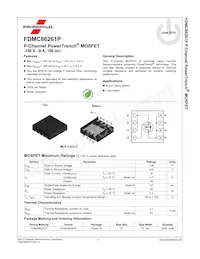 FDMC86261P Datasheet Page 2