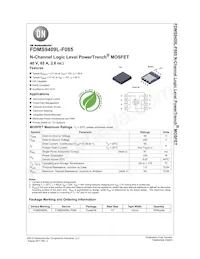 FDMS9409L-F085數據表 封面