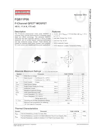 FQB11P06TM Datasheet Pagina 2