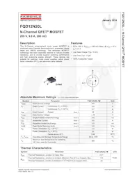 FQD12N20LTM-F085數據表 頁面 2