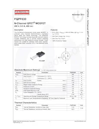 FQPF630 Datenblatt Seite 2