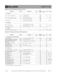 GA04JT17-247 Datasheet Pagina 2