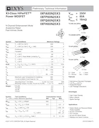 IXFP80N25X3 Datasheet Cover