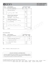 IXTH240N15X4 Datasheet Page 2