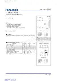 MTM981400BBF數據表 封面