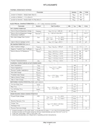 NTLUS3A90PZTBG Datasheet Page 2