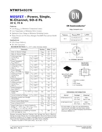 NTMFS4937NT3G Datasheet Copertura